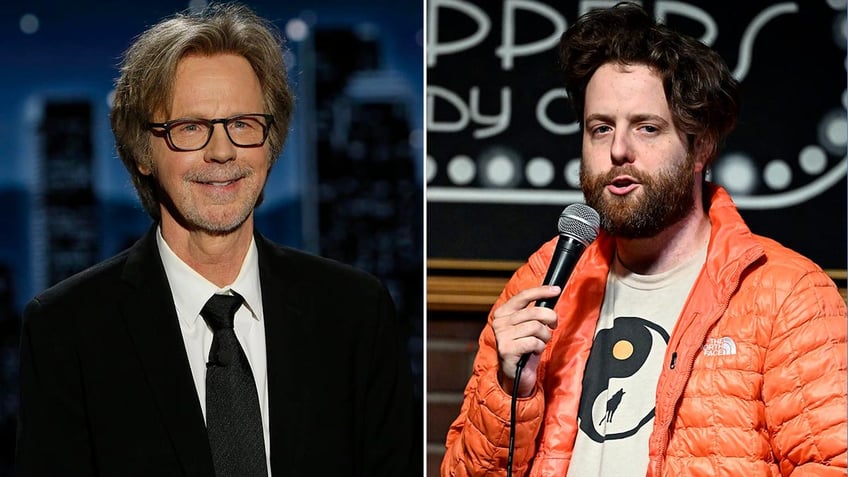 Dana Carvey split screen photo with his son Dex Carvey