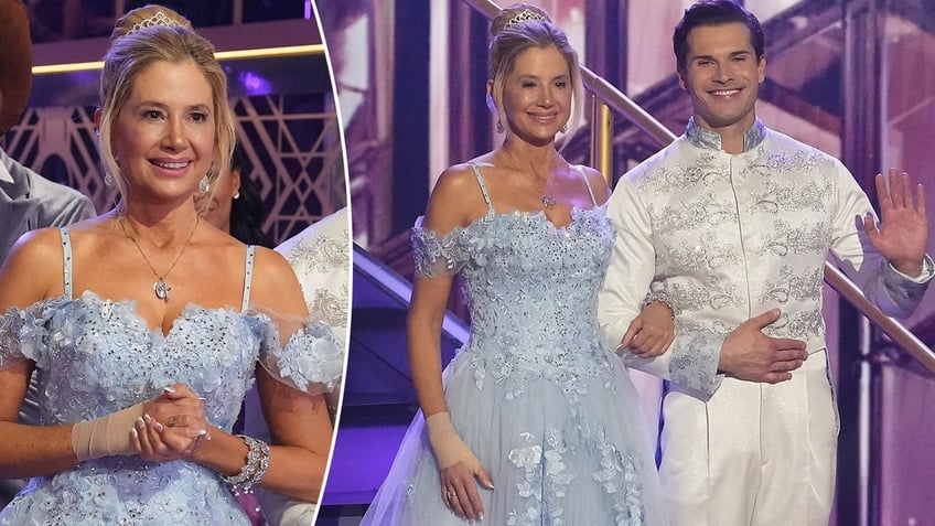 dancing with the stars mira sorvino suffers ballroom injury after intense rehearsal