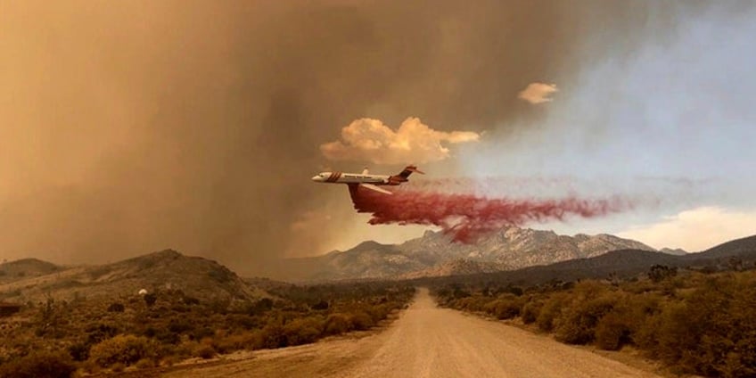 dangerous fire whirls add fury to vast wildfire spreading into nevada from mojave national preserve