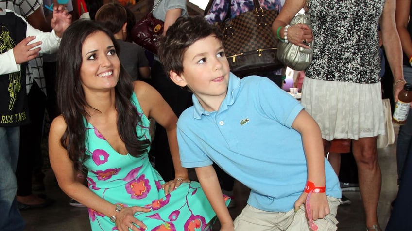 Danica McKellar and son Draco