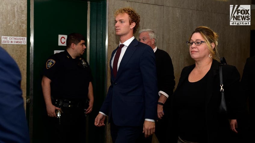 Daniel Penny arrives at court in New York City for the trial in the chokehold death of Jordan Neely on a New York City Subway car