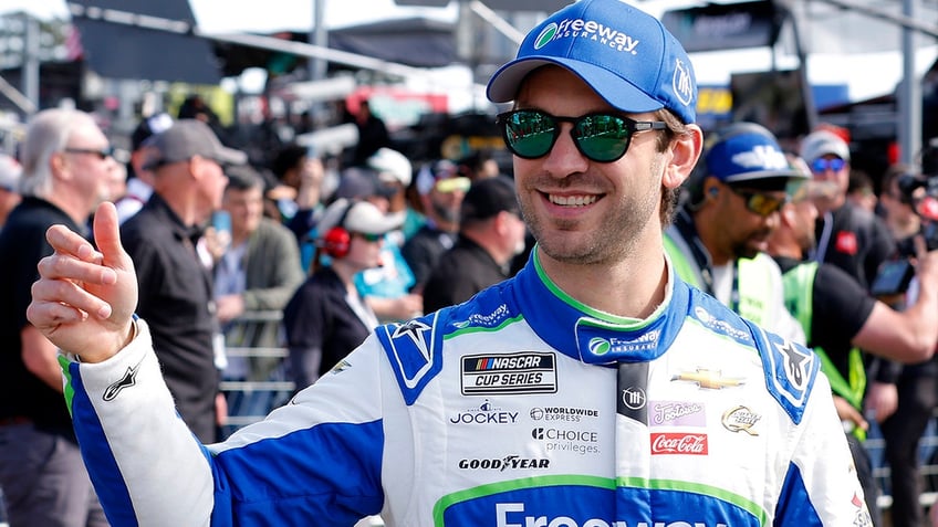 Daniel Suarez smiles