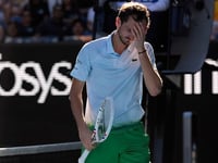 Daniil Medvedev smashes racket, camera during fiery outburst as he avoids Australian Open upset