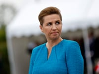 Danish prime minister suffers minor whiplash after a man assaulted her in central Copenhagen