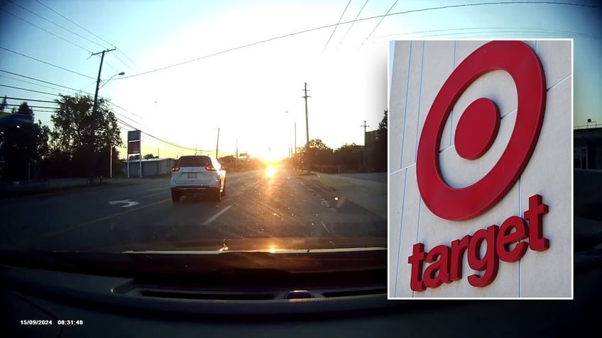 Dashcam footage shows young girls joyride to Target