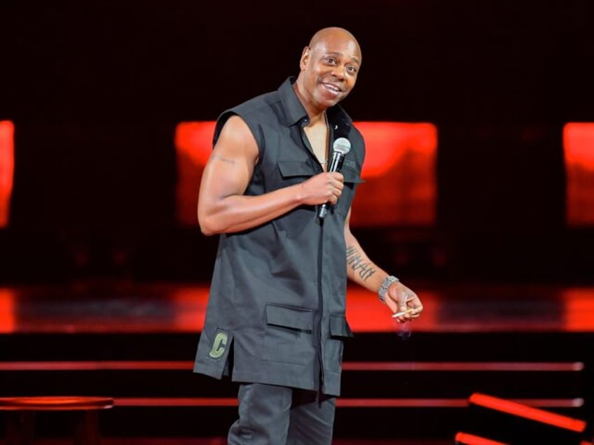 FILE - Comedian Dave Chappelle performs at Madison Square Garden during his 50th birthday