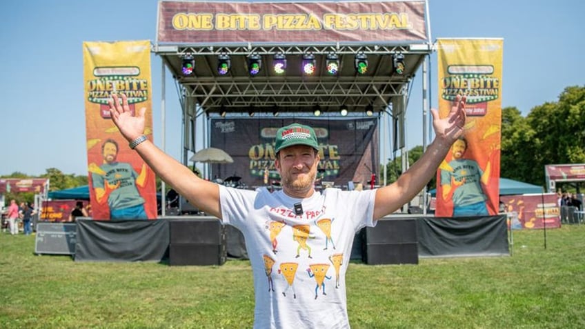 Dave Portnoy at his annual Pizza Fest, Sept 14, 2024