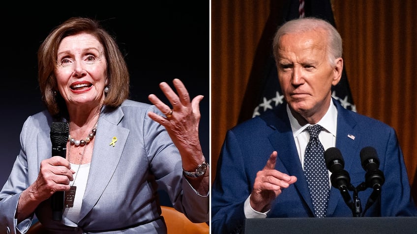 Nancy Pelosi and Joe Biden