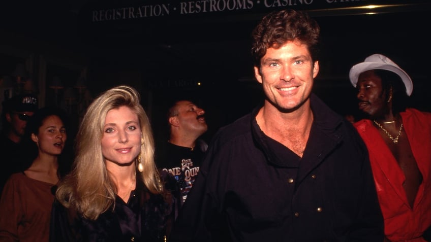 Pamela and David Hasselhoff