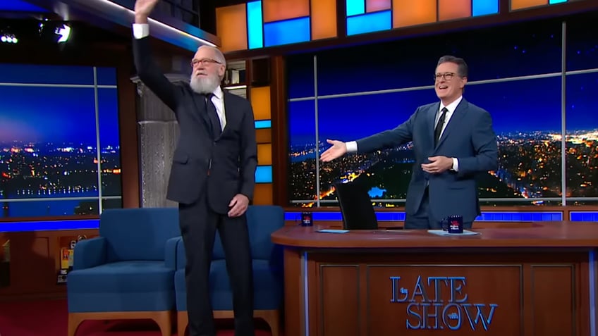 david letterman returns to late show for first time after reported tensions about his exit