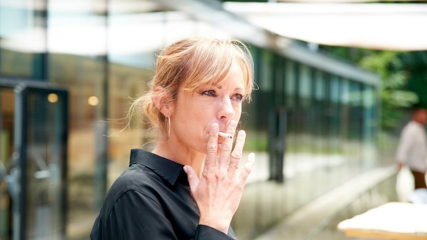 Woman smoking