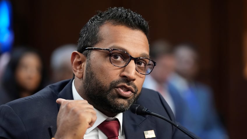 Kash Patel, President Donald Trump's choice to be director of the FBI, appears before the Senate Judiciary Committee for his confirmation hearing, at the Capitol Thursday. (AP Photo/J. Scott Applewhite)