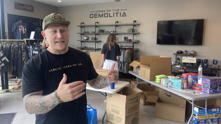 Clint Sanders, owner of Bunker Branding in Boerne, Texas.