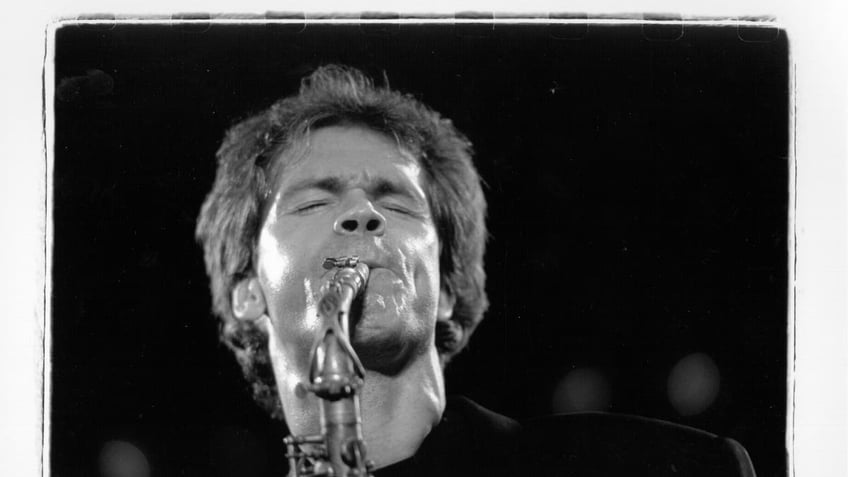 David Sanborn playing the saxophone