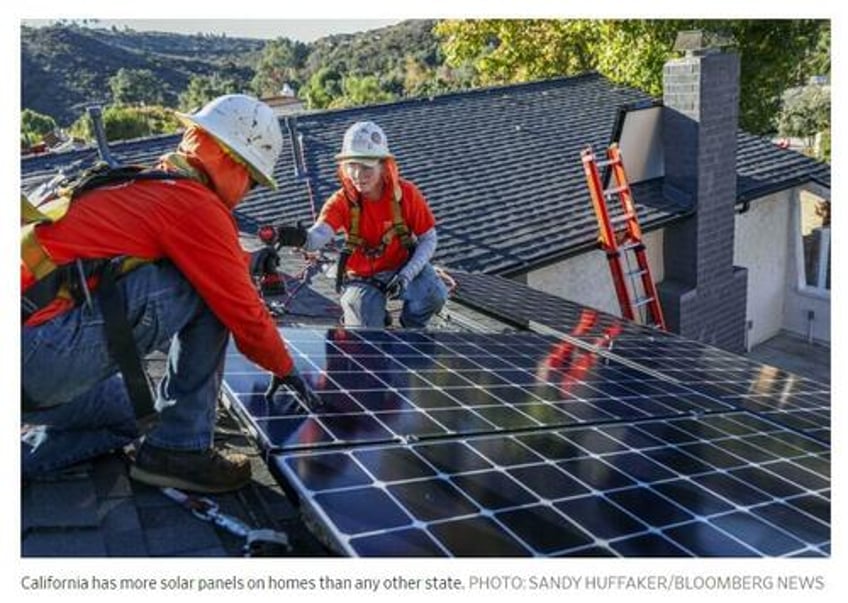 daytime solar power glut in california rooftop sales plunge 90