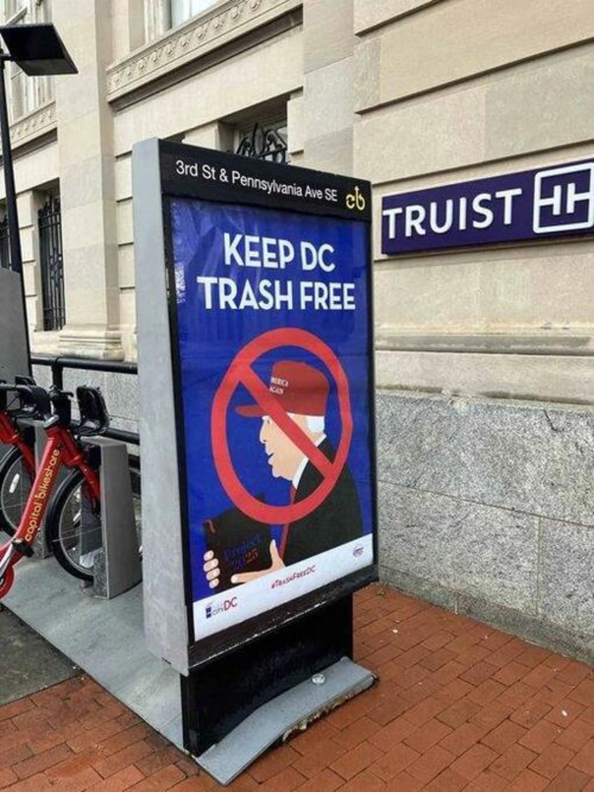 dc scrambles to remove city ads calling trump supporters trash