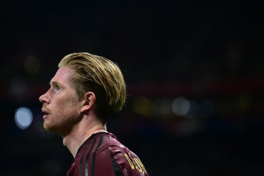 Frustrated: Belgian skipper Kevin De Bruyne said his teammates were 'not good enough' afte