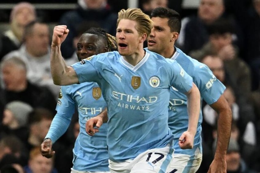 Belgian brilliance: Kevin De Bruyne scored on his return to Premier League action for Manchester City