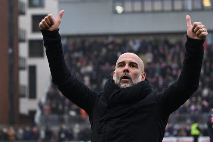 Pep Guardiola was a relieved man as Manchester City edged past Leyton Orient 2-1