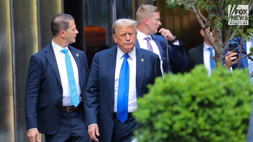 Donald Trump arrives to Trump Tower after being found guilty