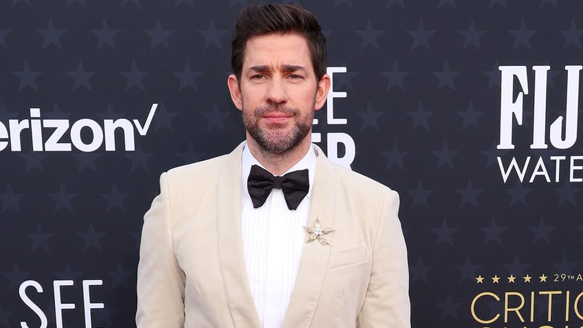 John Krasinski on the red carpet at the Critics Choice Awards.