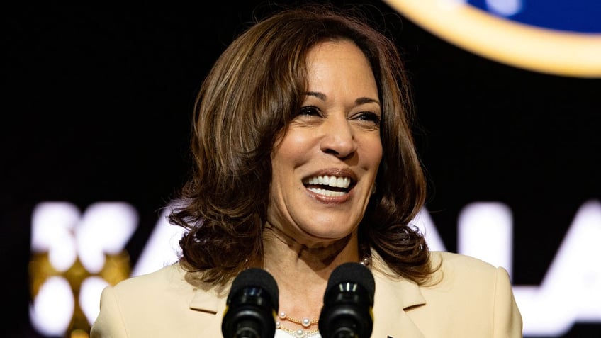 Kamala Harris in closeup shot