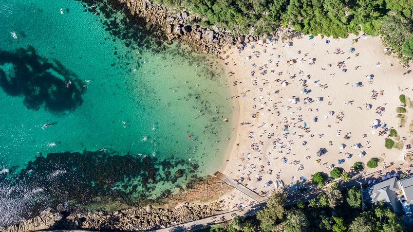 Australia beach cabanas