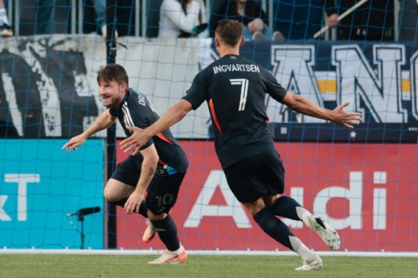 Anders Dreyer scored San Diego FC's first goals in MLS as they beat champions Los Angeles