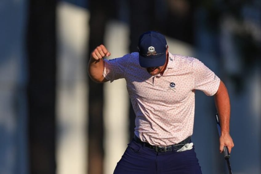 American Bryson DeChambeau led by three strokes as the final round of the US Open began at