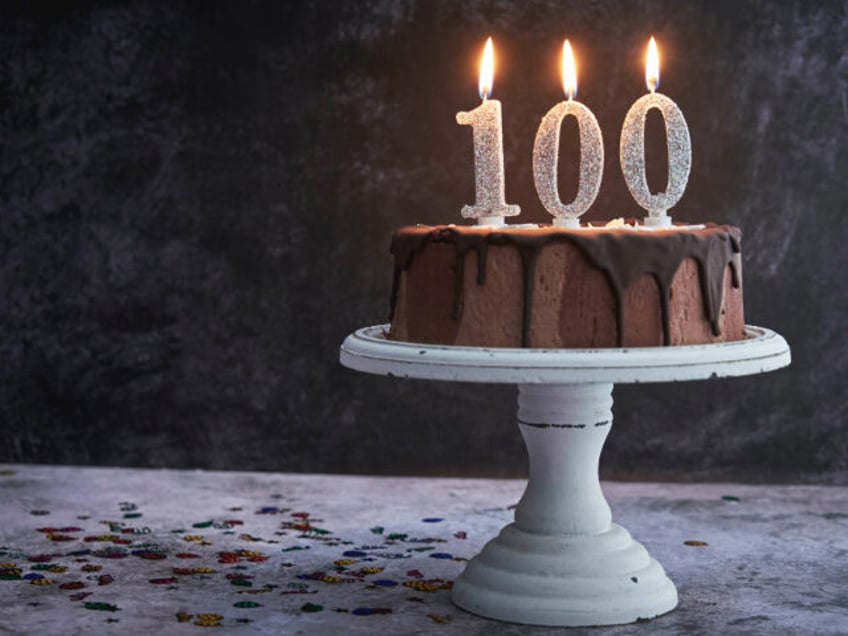 100th Birthday Cake