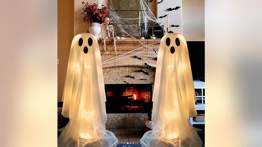 Ghosts are the staple of any Halloween setup. 