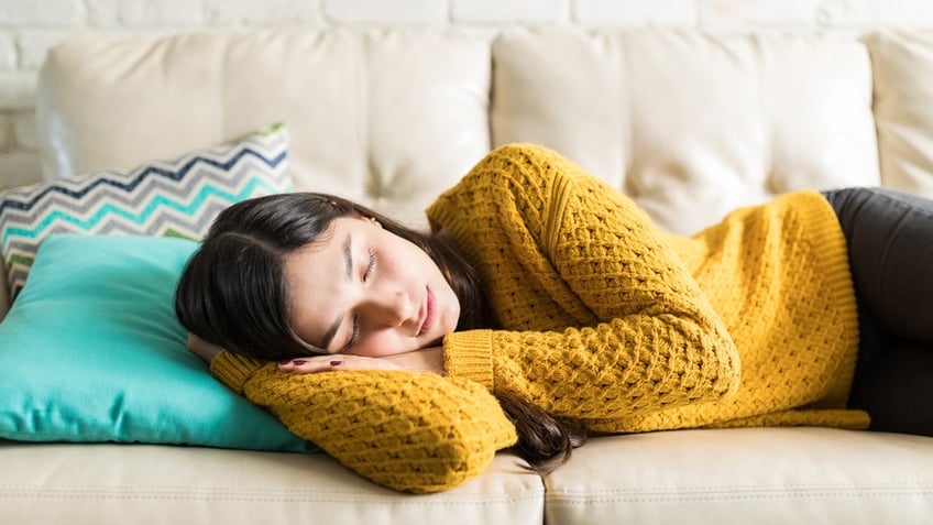 woman sleeping