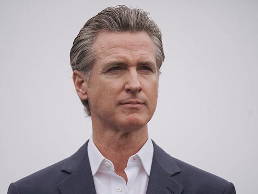 California Gov. Gavin Newsom speaks during a press conference in Los Angeles, Sept. 25, 20