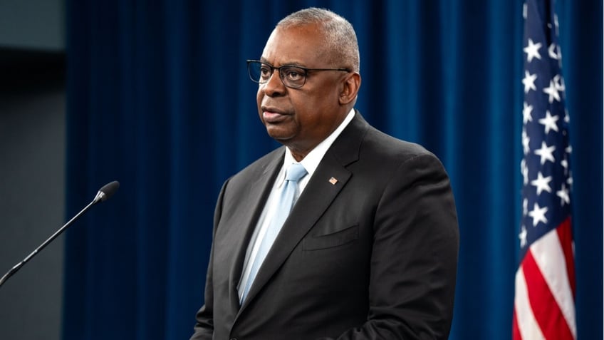 Secretary of Defense Lloyd Austin went on a hunt for so-called extremists in the military instead of readying for a possible war with China. FILE: Austin speaks during a press conference with South Korean Defense Minister Kim Yong Hyun at The Pentagon on October 30, 2024, in Arlington, Virginia.