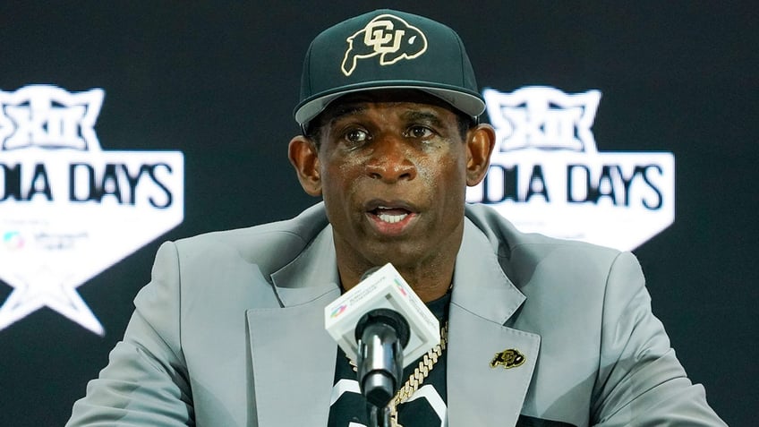 Deion Sanders at Big 12 Media Days