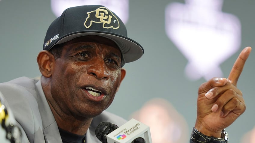 Colorado head coach Deion Sanders