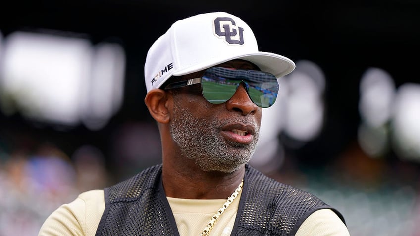 Deion Sanders at UFL game