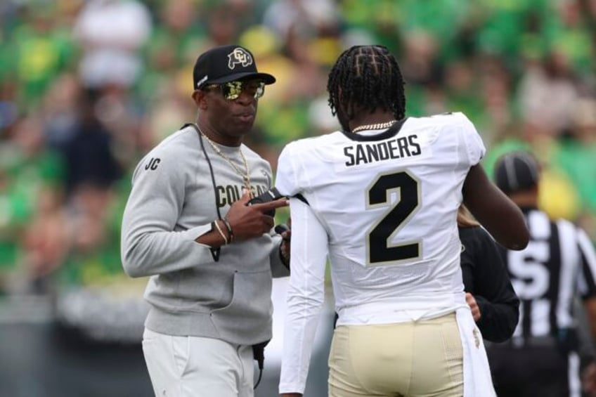 deion sanders tunes out detractors and turns the page on colorados lopsided loss to oregon