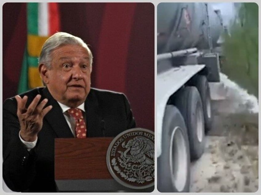 delusional mexican president claims fuel truckers safe despite cartel attacks extortions