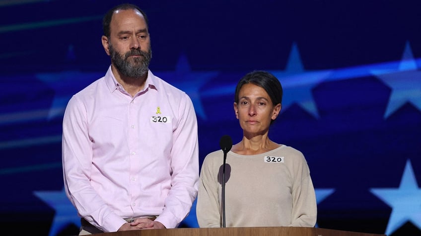 Jon Polin and Rachel Goldberg speak on Day 3 of the Democratic National Convention