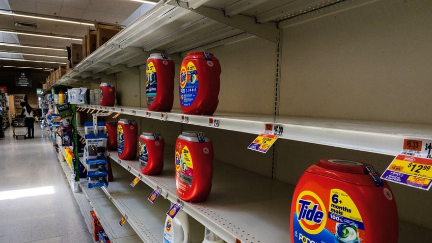 Tide on store shelves