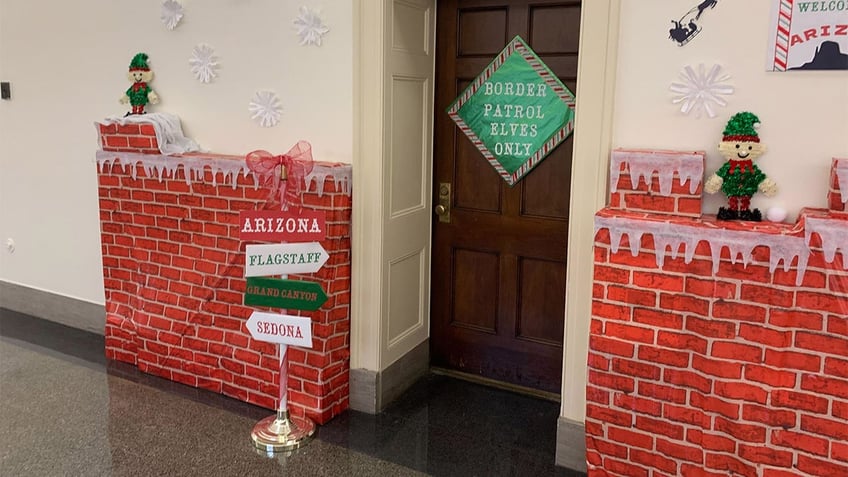 dem staffers rail against republican eli cranes border wall themed christmas decorations in terrible taste