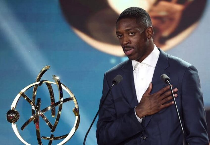 Ousmane Dembele won the Ligue 1 player of the year award after the most prolific season of