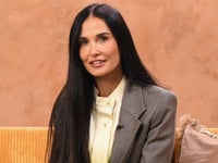 Demi Moore rode bike 60 miles a day to lose baby weight after 2nd child with Bruce Willis