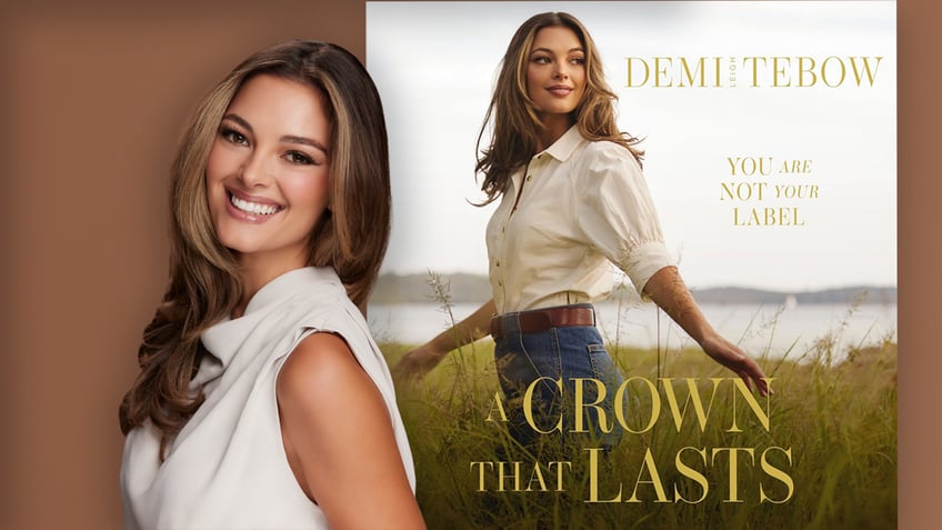 Demi Tebow and book cover