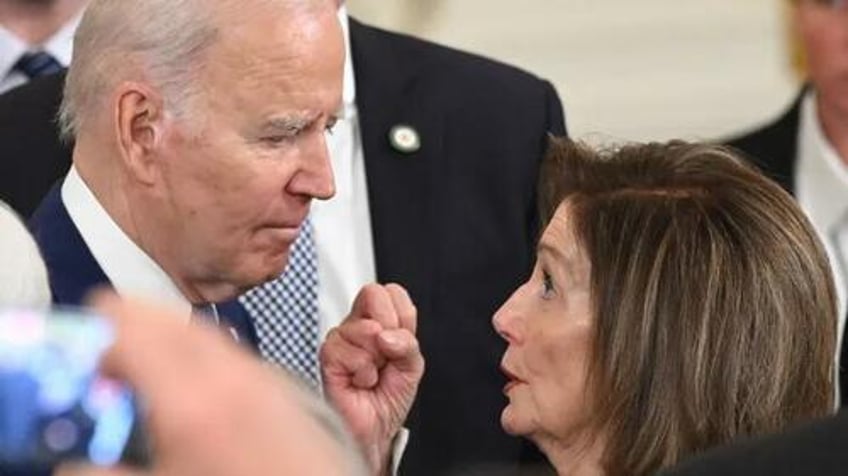 democrat division intensifies as ex speaker pelosi joins call for biden to stop arming israel