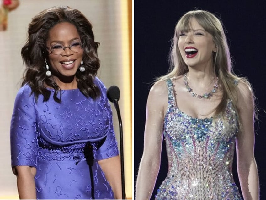 Oprah Winfrey and Taylor Swift.