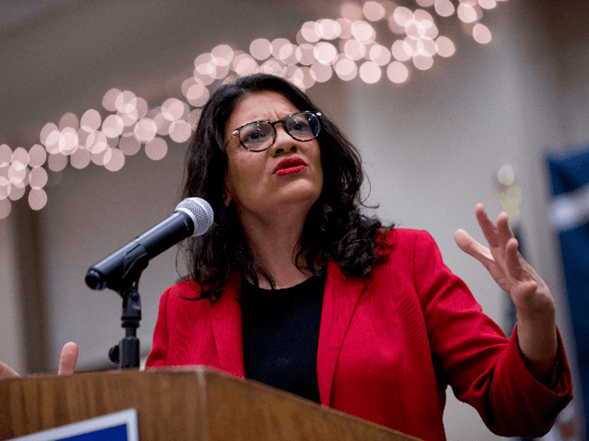 democrat rashida tlaib accuses israel of bombing gaza hospital