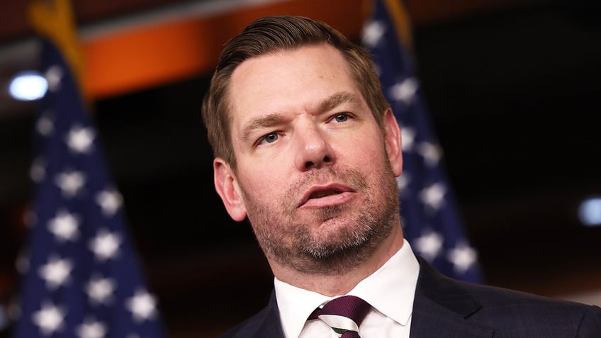 democrat rep eric swalwell calls house republicans impeachment inquiry a continuation of the insurrection