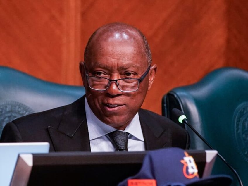 Mayor Sylvester Turner runs a city council meeting as he requested all City Council member